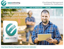 Tablet Screenshot of eazycontracting.com